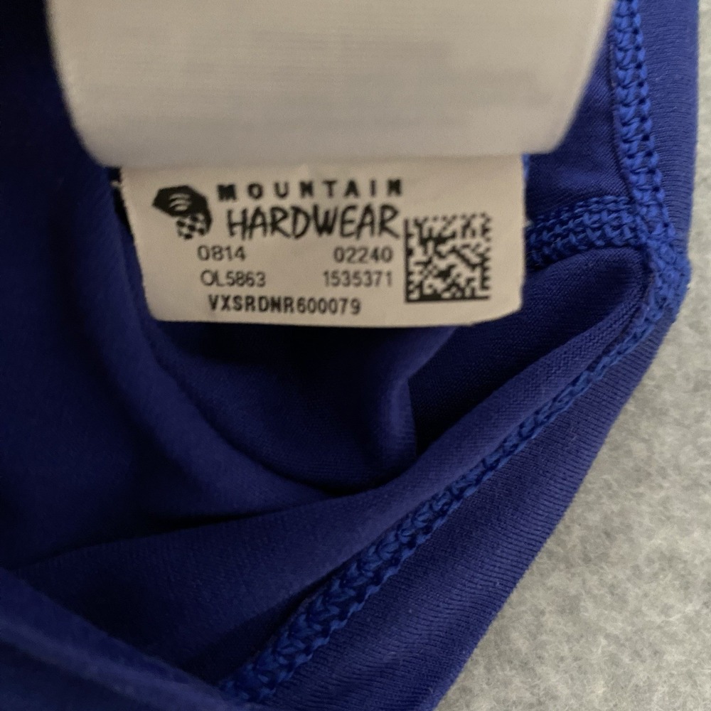 Mountain Hardwear Butter Jacket Womens XS Cobalt Discontinued Athletic Silver - Picture 12 of 13